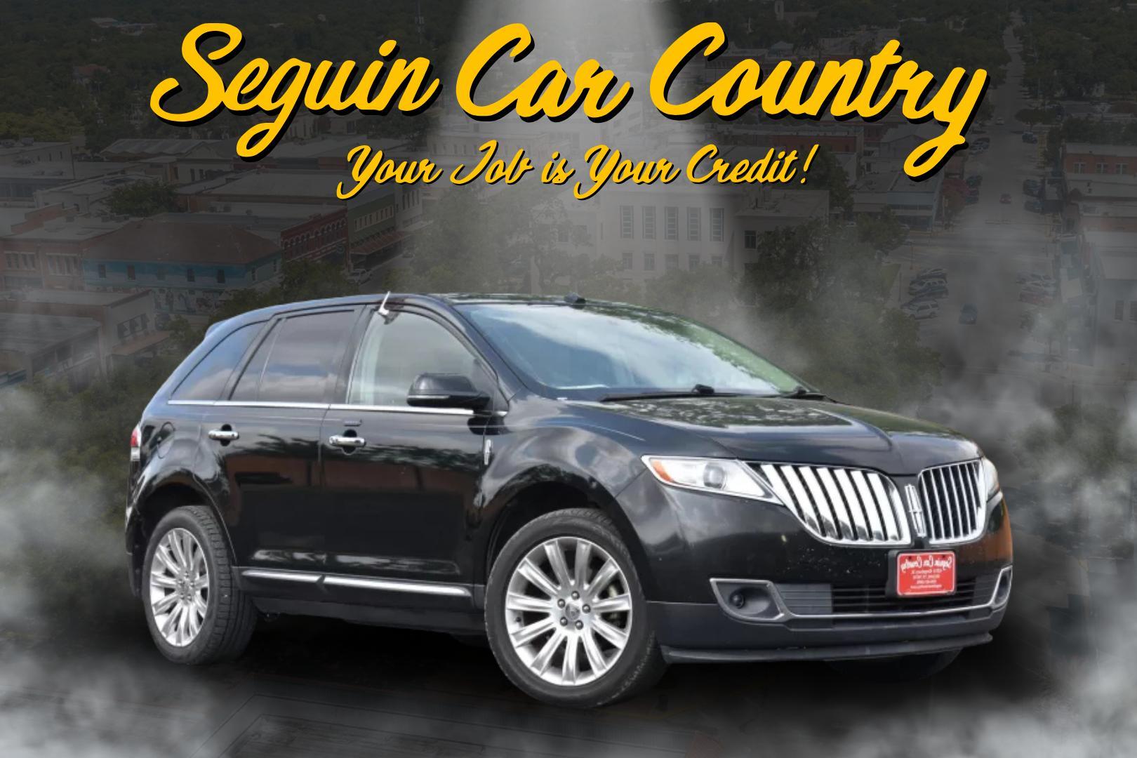 2013 BLACK Lincoln MKX FWD (2LMDJ6JK4DB) with an 3.7L V6 DOHC 24V engine, 6-Speed Automatic transmission, located at 420 E. Kingsbury St., Seguin, TX, 78155, (830) 401-0495, 29.581060, -97.961647 - Photo#0