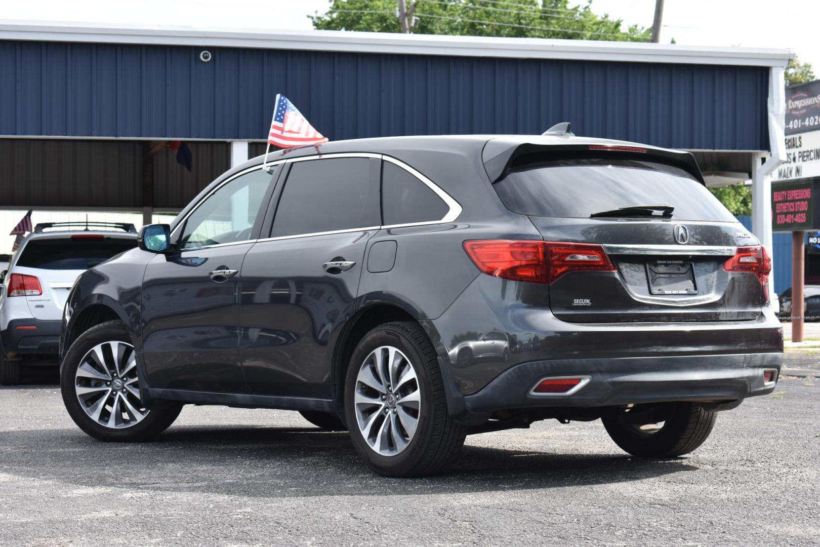 2014 GRAY Acura MDX 6-Spd AT w/Tech Package (5FRYD3H4XEB) with an 3.5L V6 SOHC 24V engine, 6-Speed Automatic transmission, located at 420 E. Kingsbury St., Seguin, TX, 78155, (830) 401-0495, 29.581060, -97.961647 - Photo#3