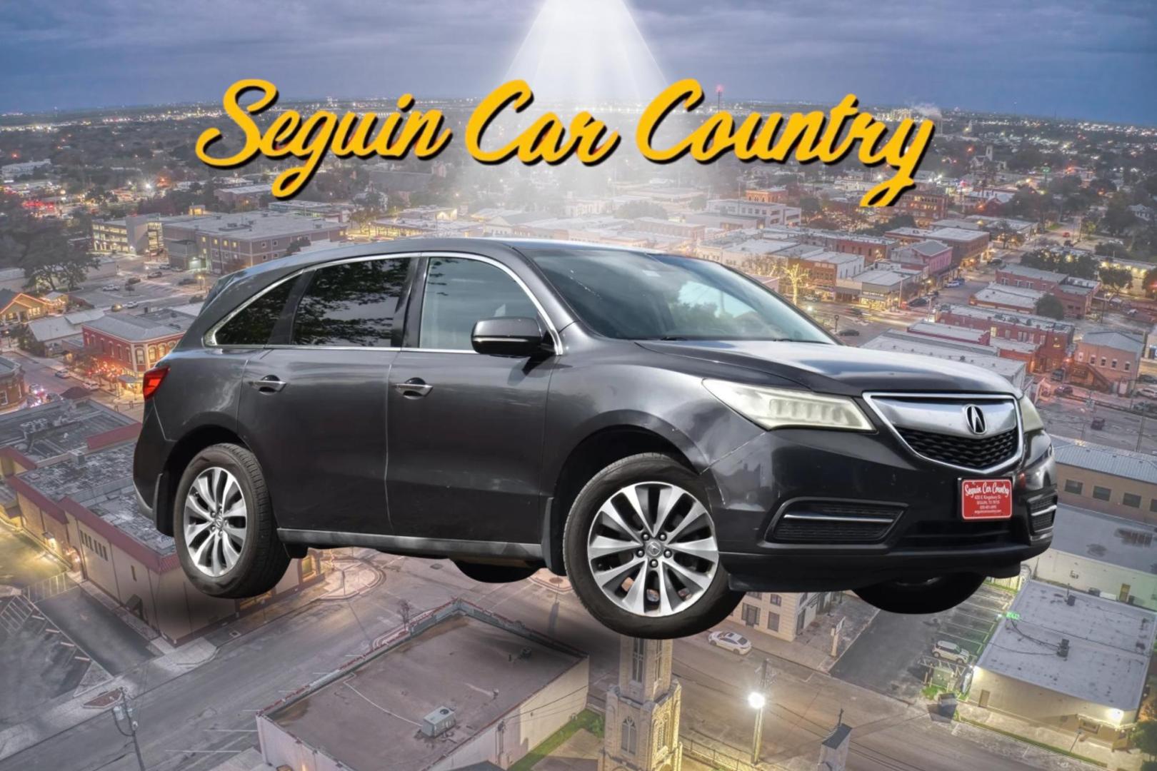 2014 GRAY Acura MDX 6-Spd AT w/Tech Package (5FRYD3H4XEB) with an 3.5L V6 SOHC 24V engine, 6-Speed Automatic transmission, located at 420 E. Kingsbury St., Seguin, TX, 78155, (830) 401-0495, 29.581060, -97.961647 - Photo#0