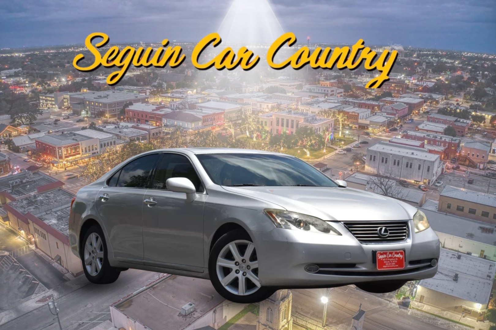 2008 SILVER Lexus ES 350 Sedan (JTHBJ46G282) with an 3.5L V6 DOHC 24V engine, 6-Speed Automatic Overdrive transmission, located at 420 E. Kingsbury St., Seguin, TX, 78155, (830) 401-0495, 29.581060, -97.961647- Photo#0